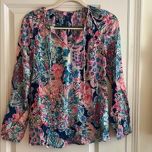 Floral Multicolor Women's Top